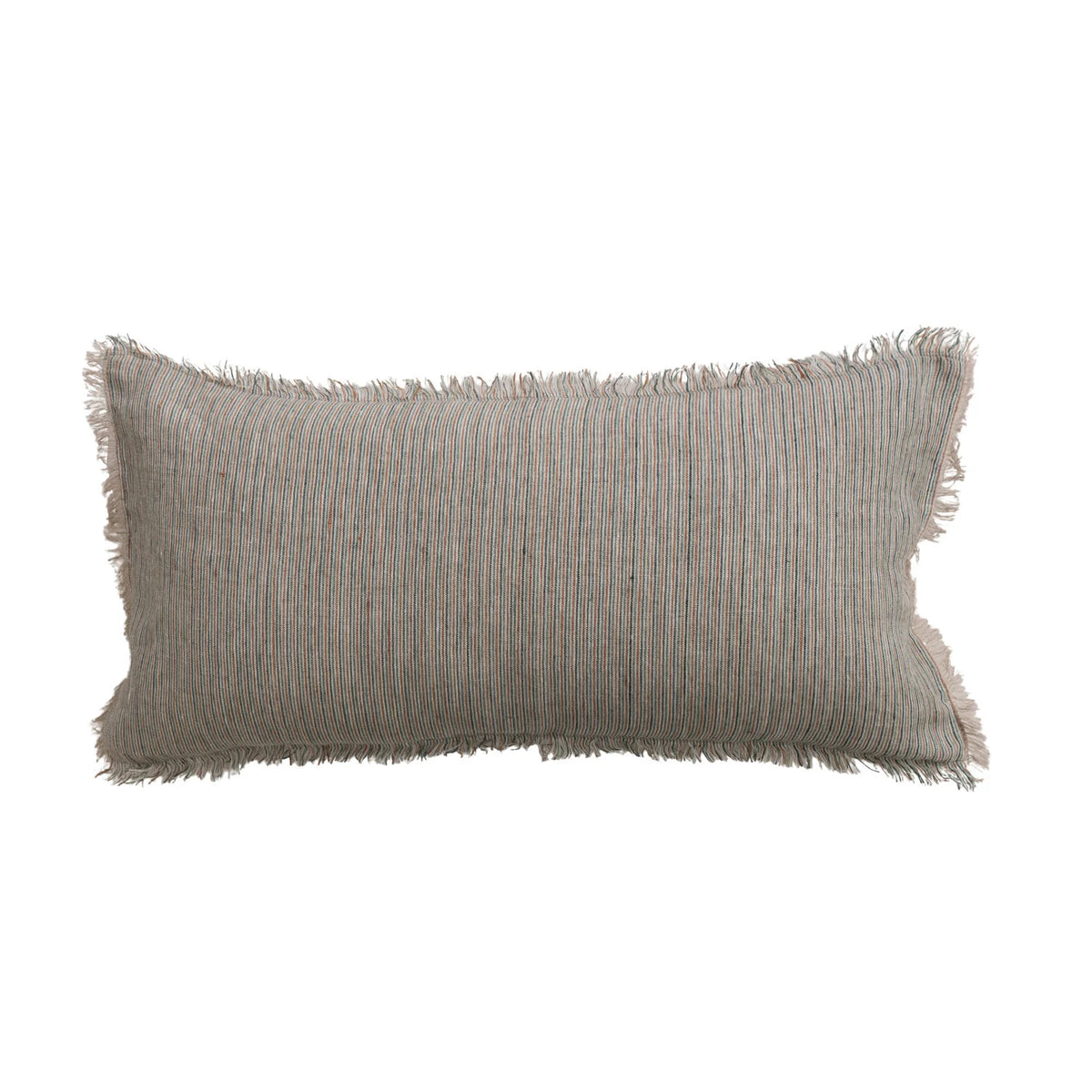 Pillow w/Eyelash Fringe, 28x14