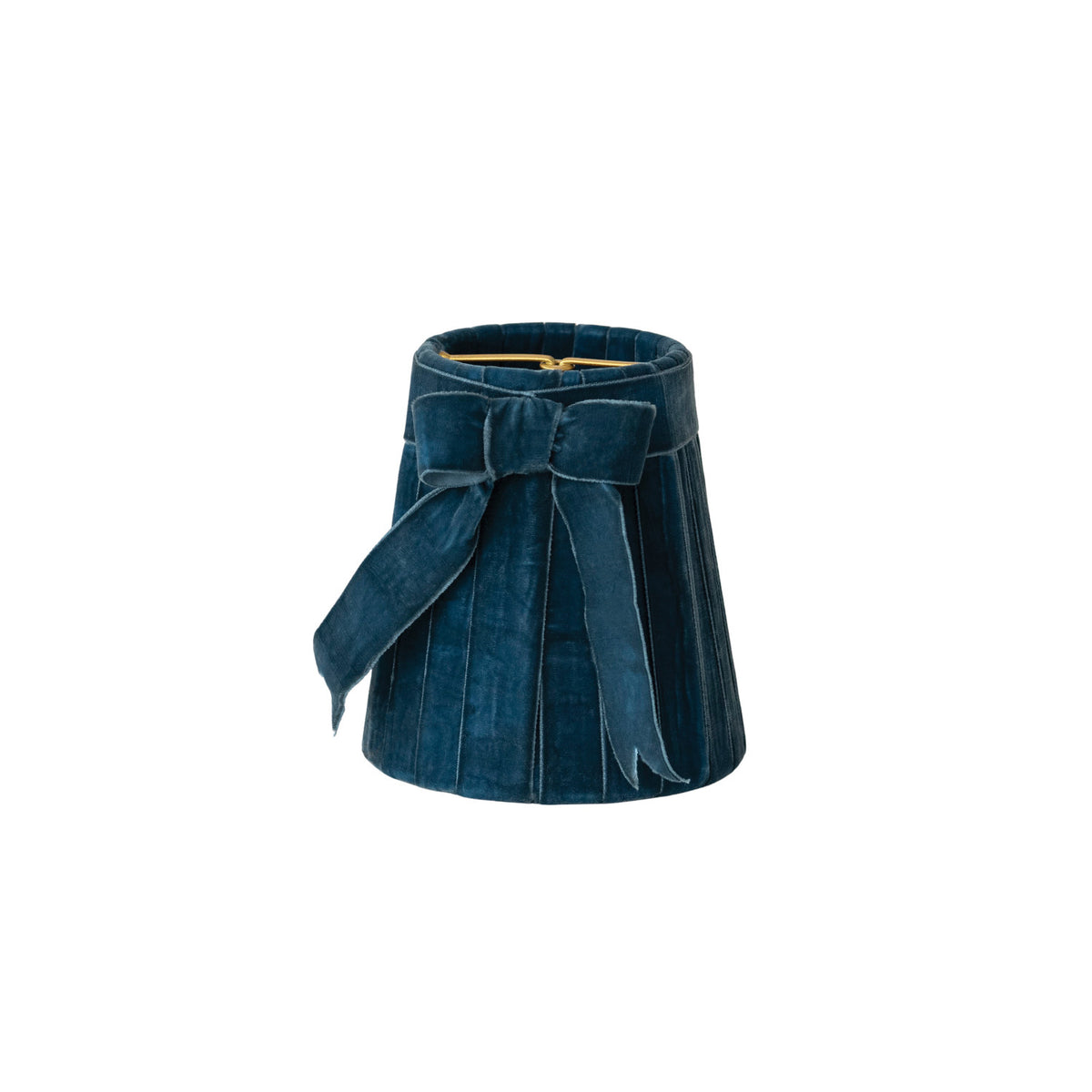Velvet Lamp Shade, 4.8x4.8/BLU