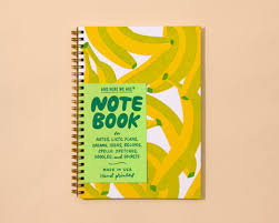 Banana A5 Spiral Notebook