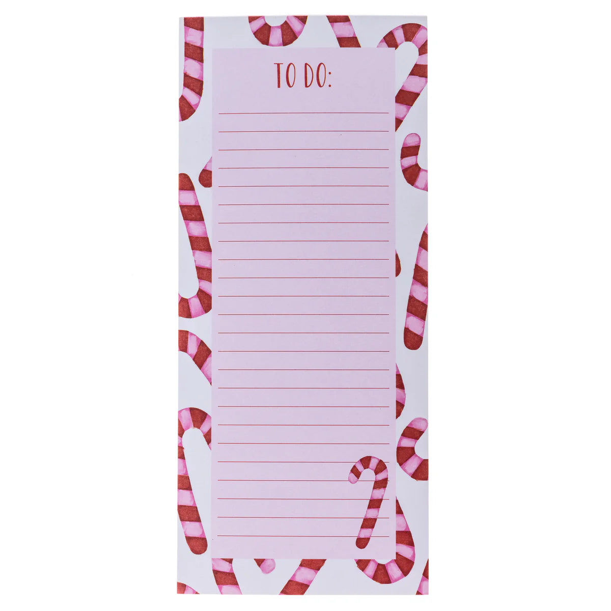 Candy Canes Magnetic Notepad