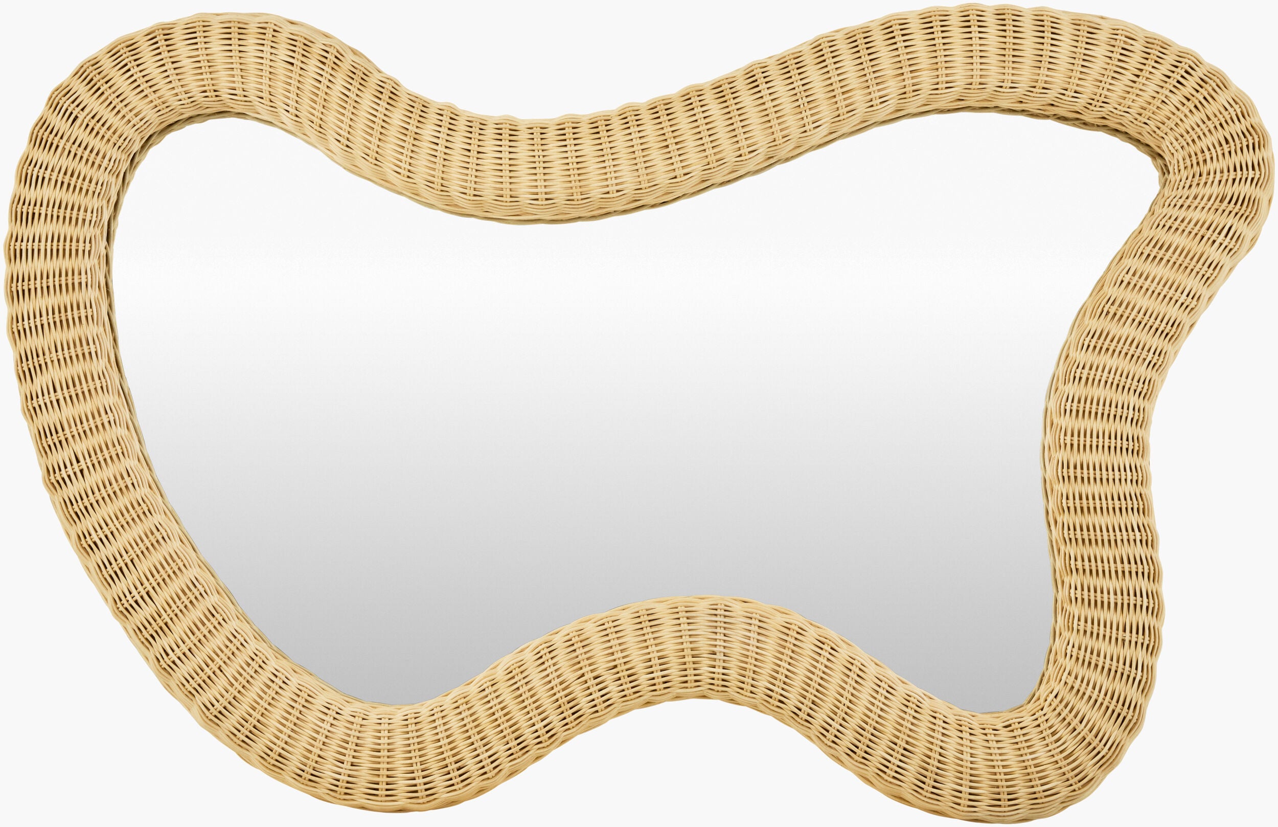 Erwynn Accent Mirror - Rattan