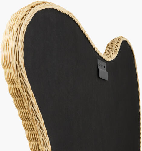 Erwynn Accent Mirror - Rattan