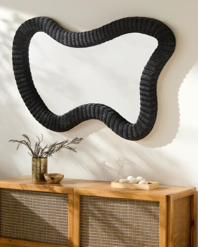 Erwynn Accent Mirror - Black