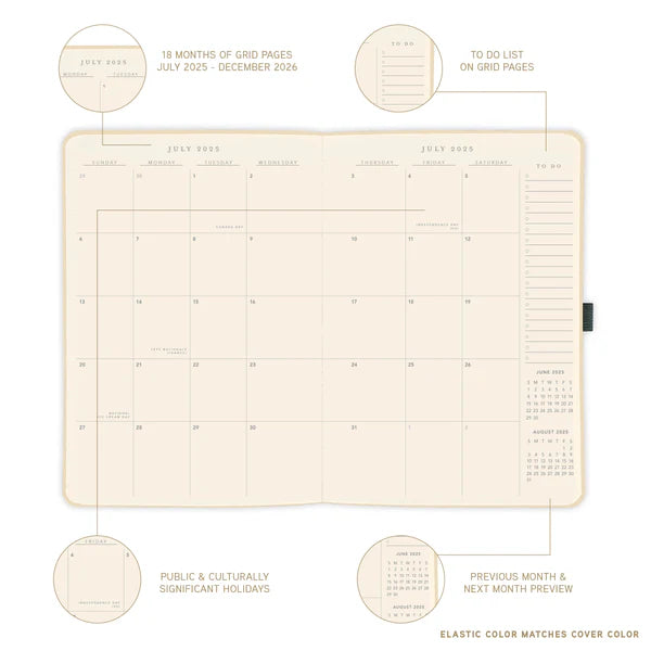 6x8" Apollo 18M Planners