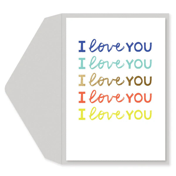'I love you' Anniversary Card