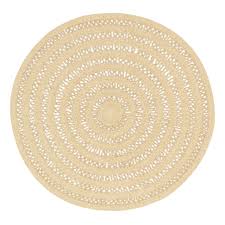 10' Round Sand Sisal Rug