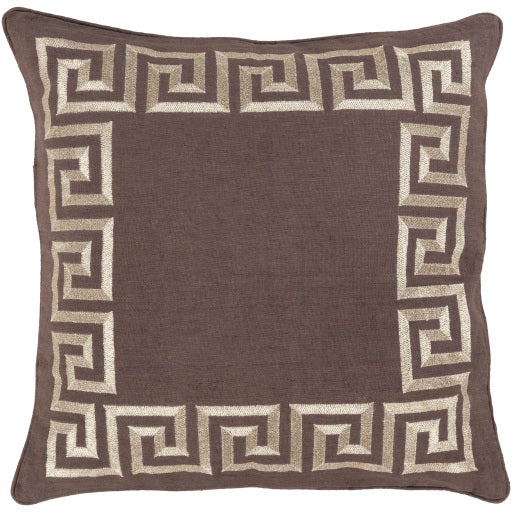 22" Key Pillow - Brown