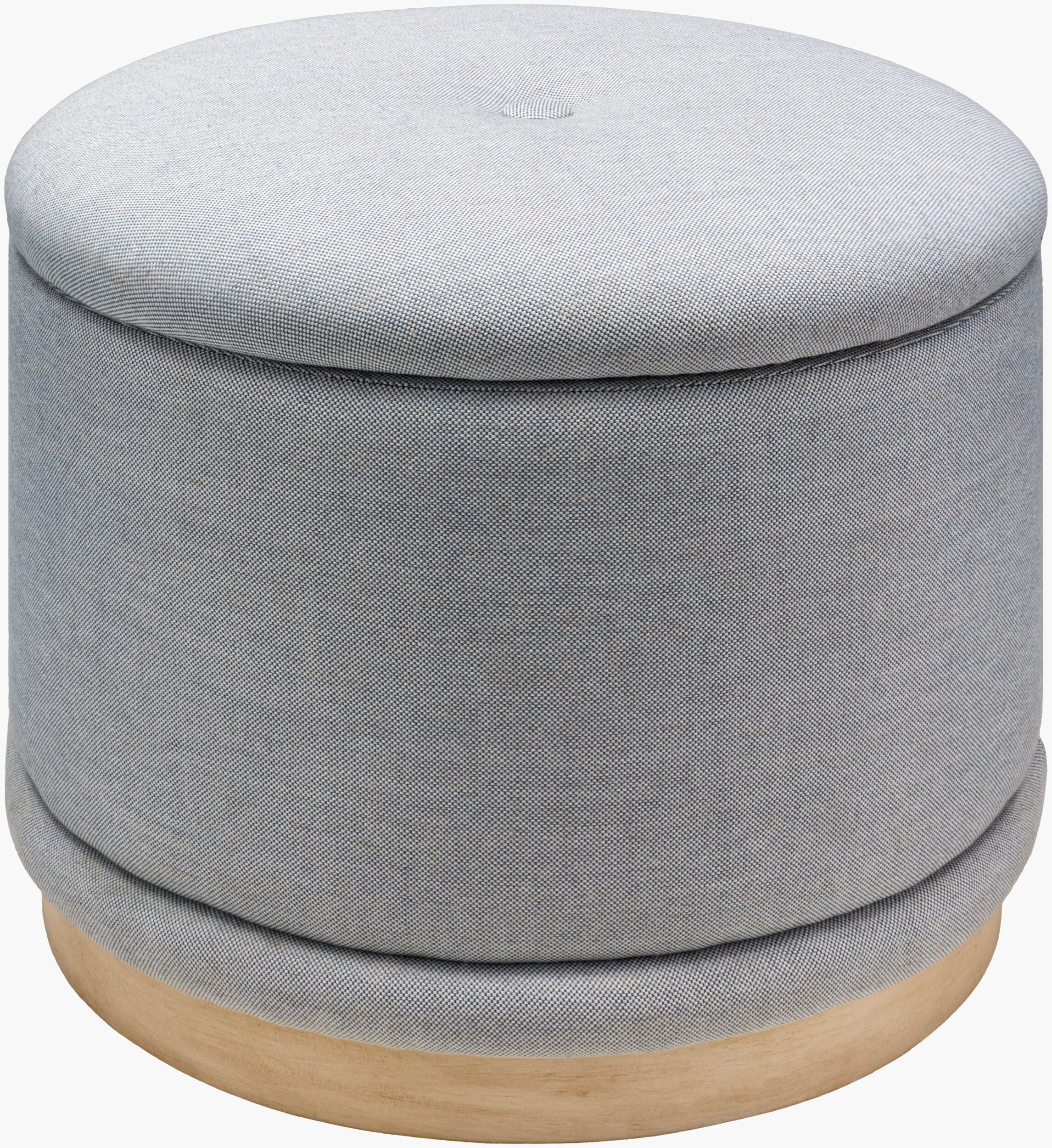 Karley Storage Ottoman, Blue