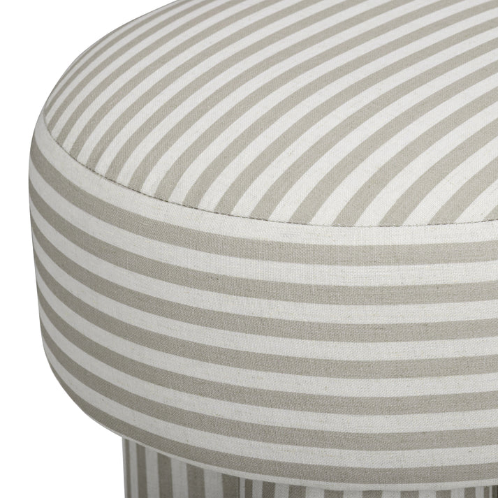 Masha Stool, Khaki Stripes