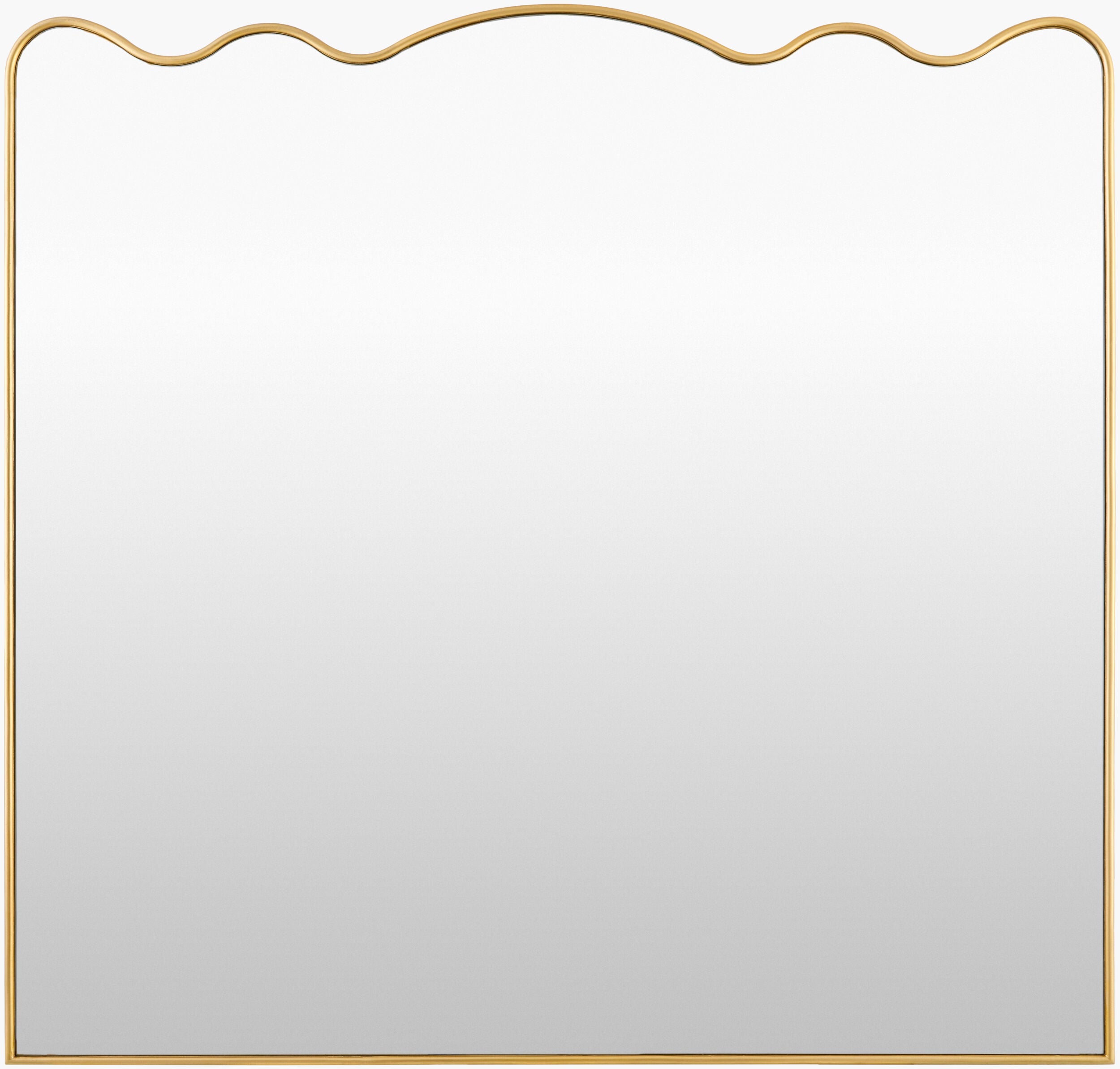 Nerlyn Mirror, Gold/45x47