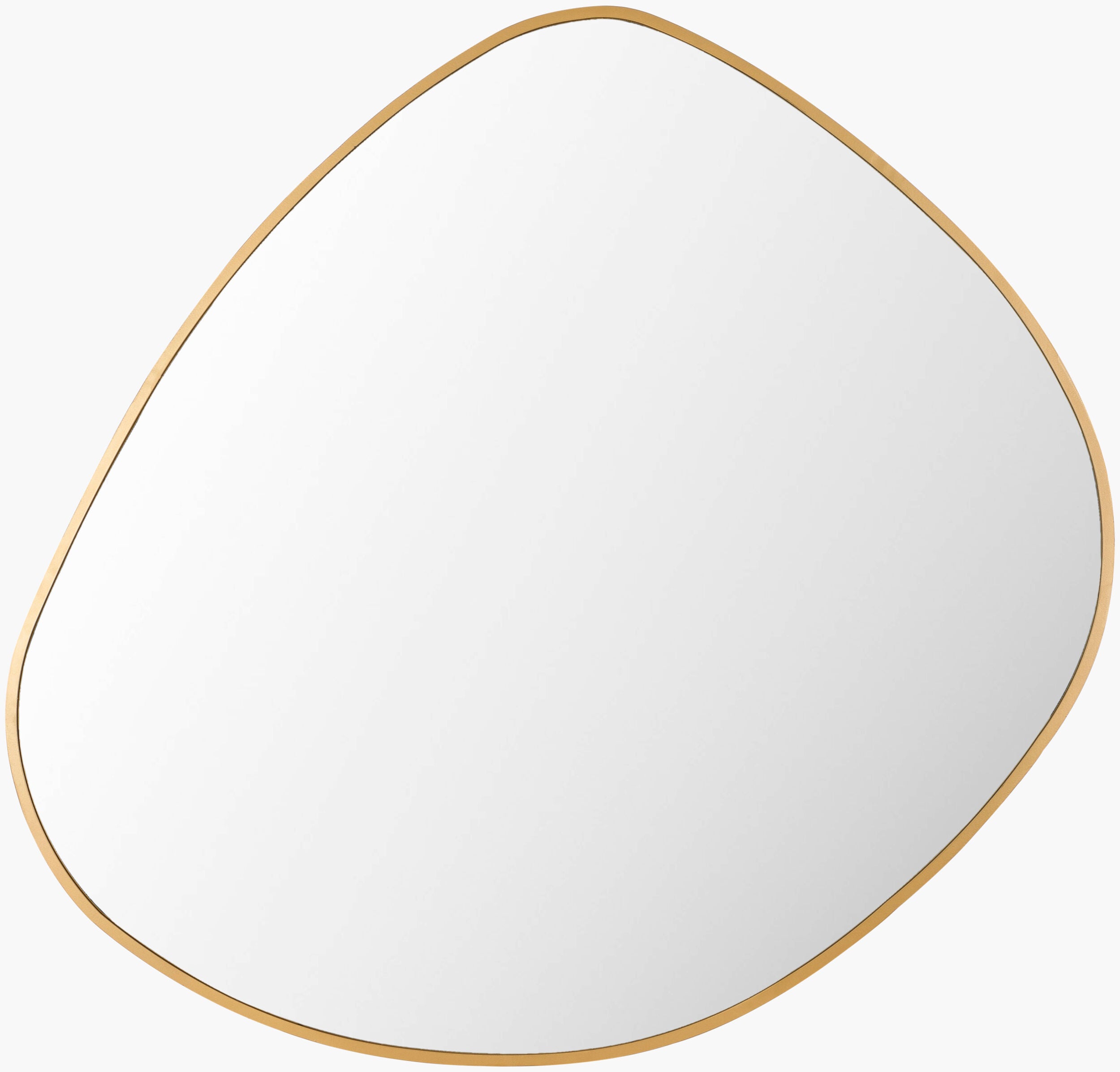 Pebble Accent Mirror - Gold