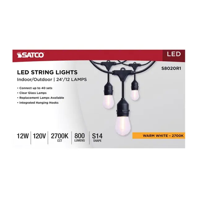 24' LED Decor String Light