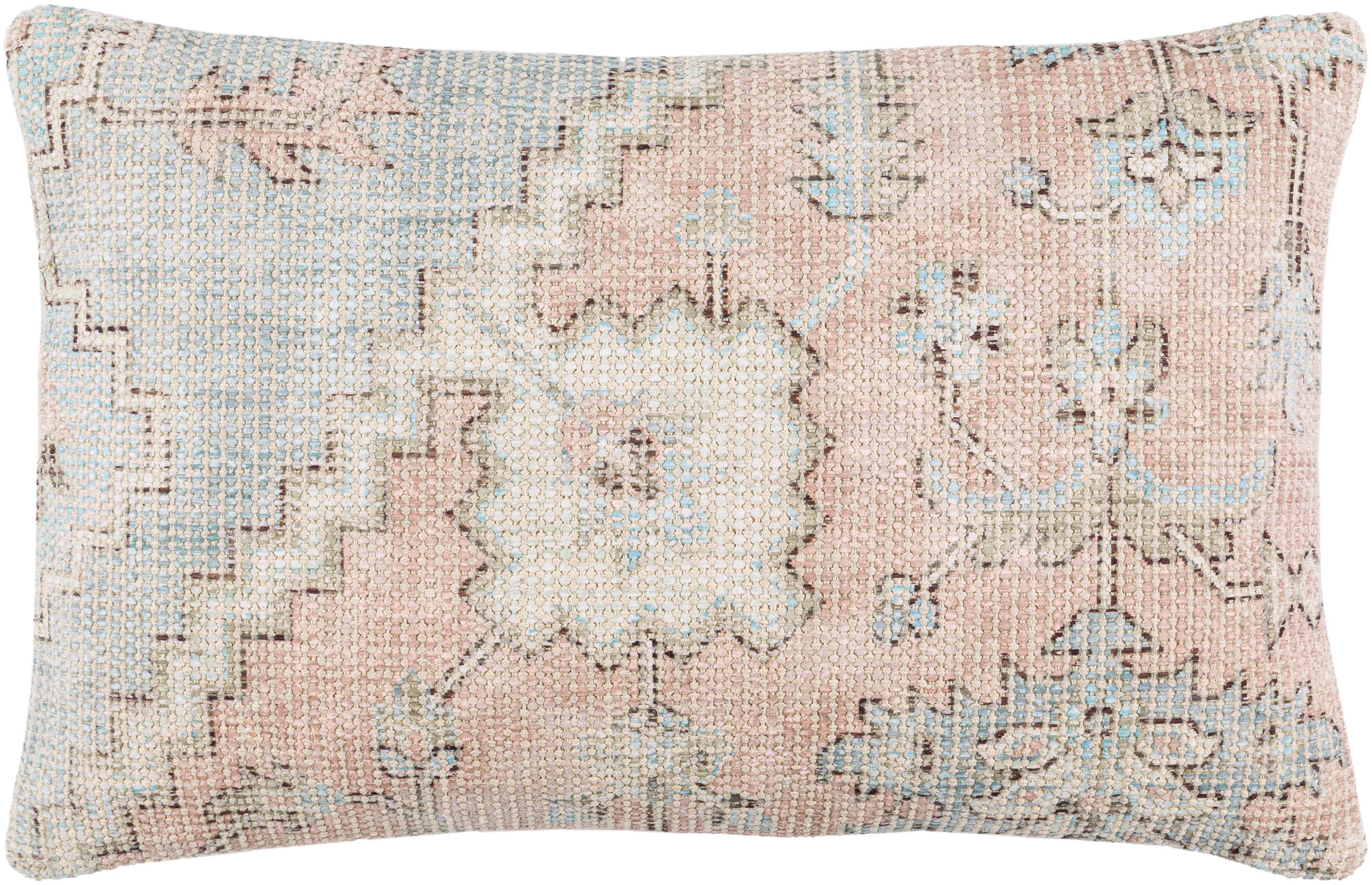 14x22" Samsun Pillow - Pink/Bl