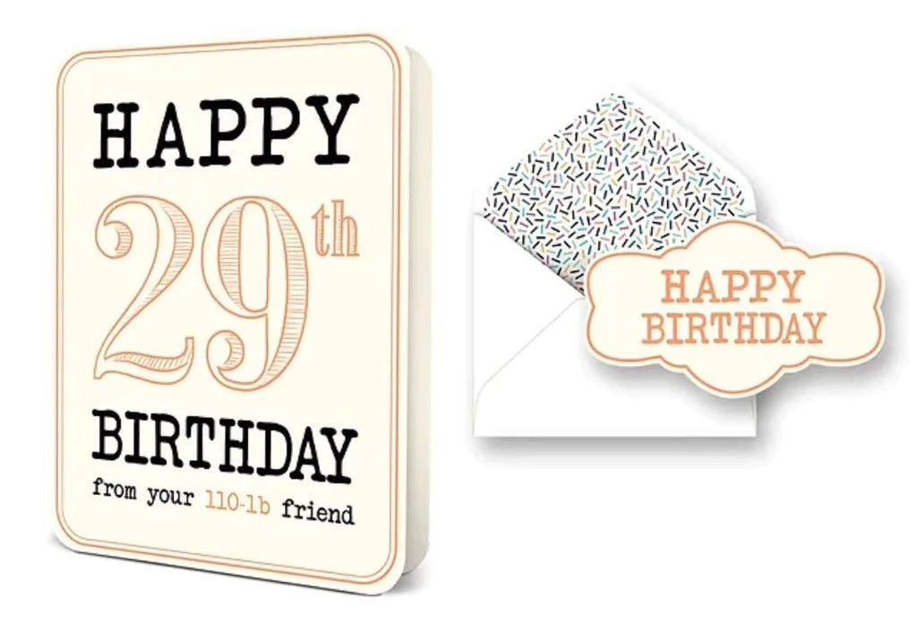 Happy 29th Birthday Card