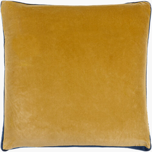 Sully 22x22 Yel. Velvet Pillow