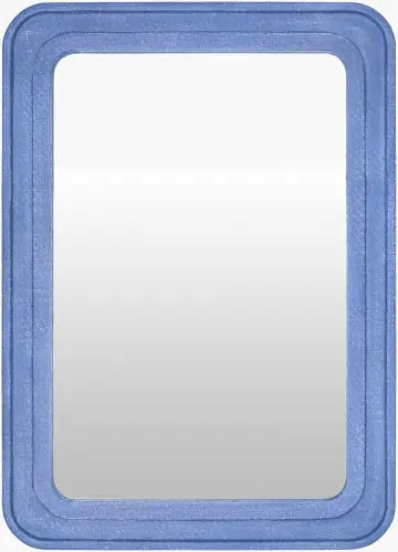 Svara Mirror, Blue/Rnd 36x26