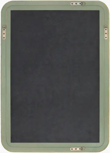 Svara Mirror, Green/Rnd 36x26