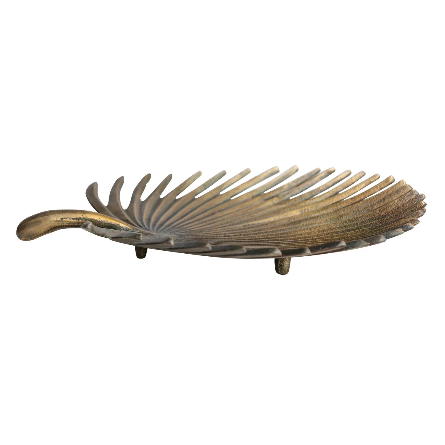 Cast Alum Palm Frond Tray