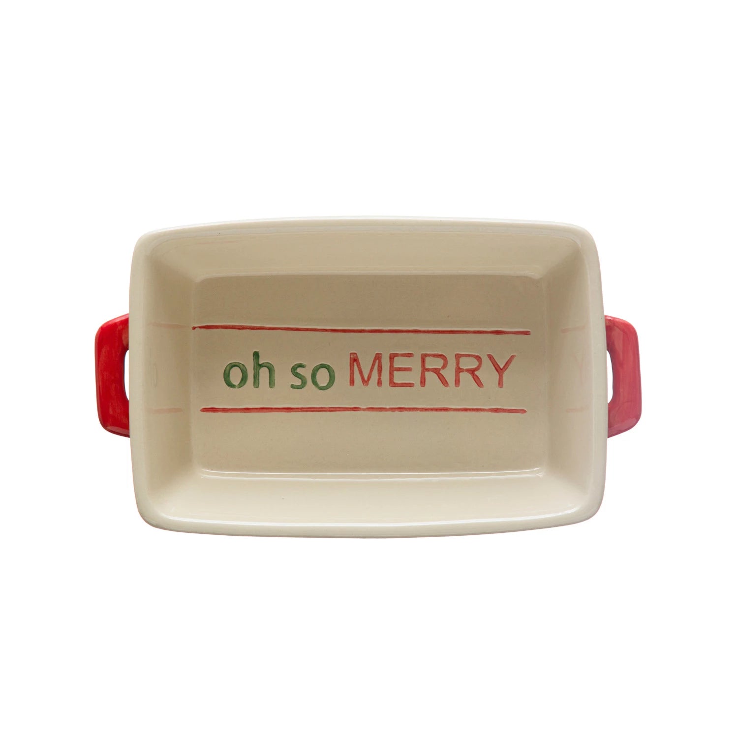 Oh So Merry Stoneware Baker