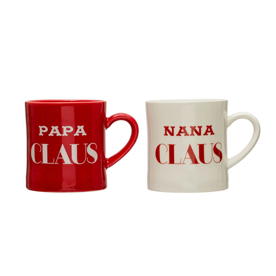 16oz Claus Mug - Nana/Papa