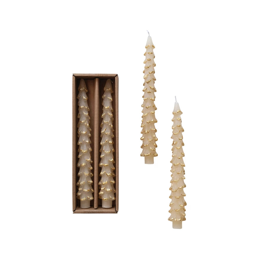 St/2 Eggnog Tree Taper Candles