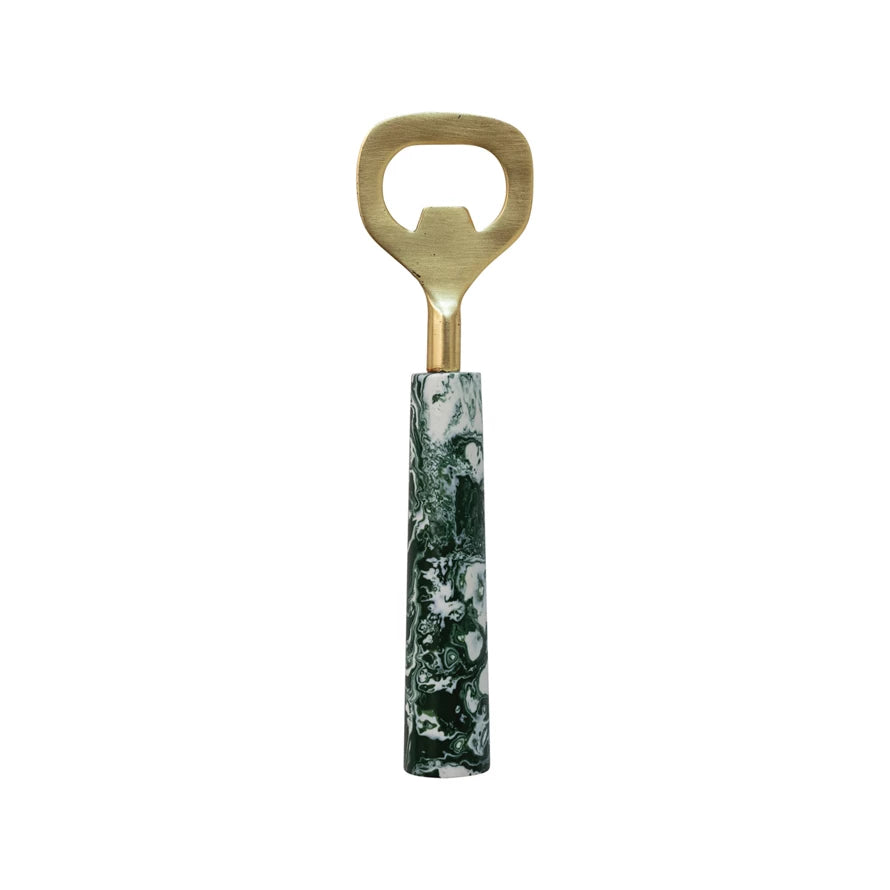 Gold/Green Bottle Opener