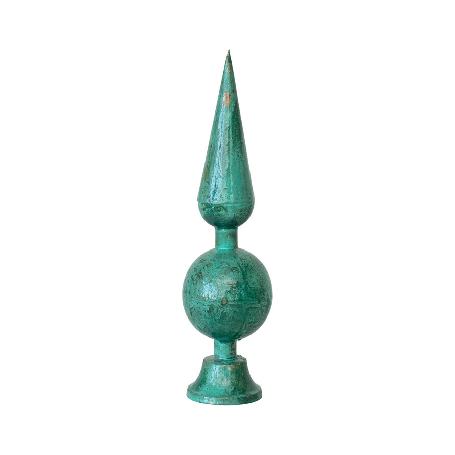 Antique Green Finial