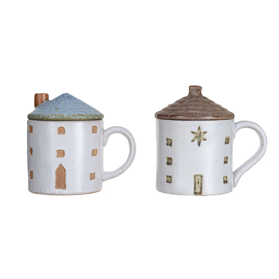 House Shaped Mug w Lid