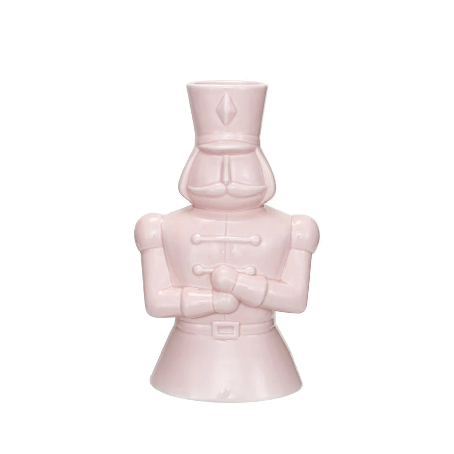 Pink Ceramic Soldier Vase