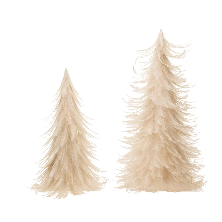 Cream Feathered Trees