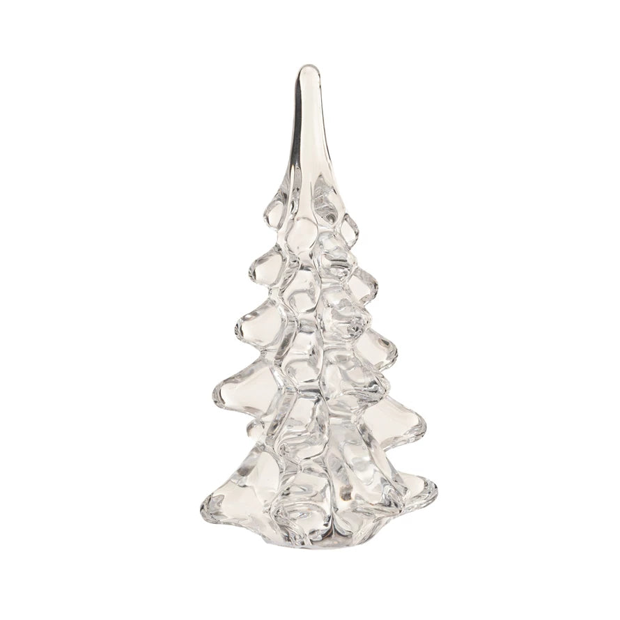 Clear Glass Xmas Tree