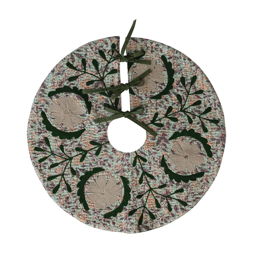 Suzani Voile Tree Skirt