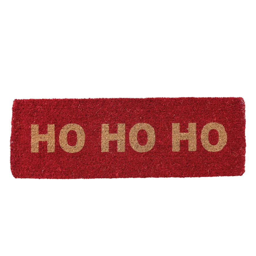47x16 Red Ho Ho Ho Door Mat