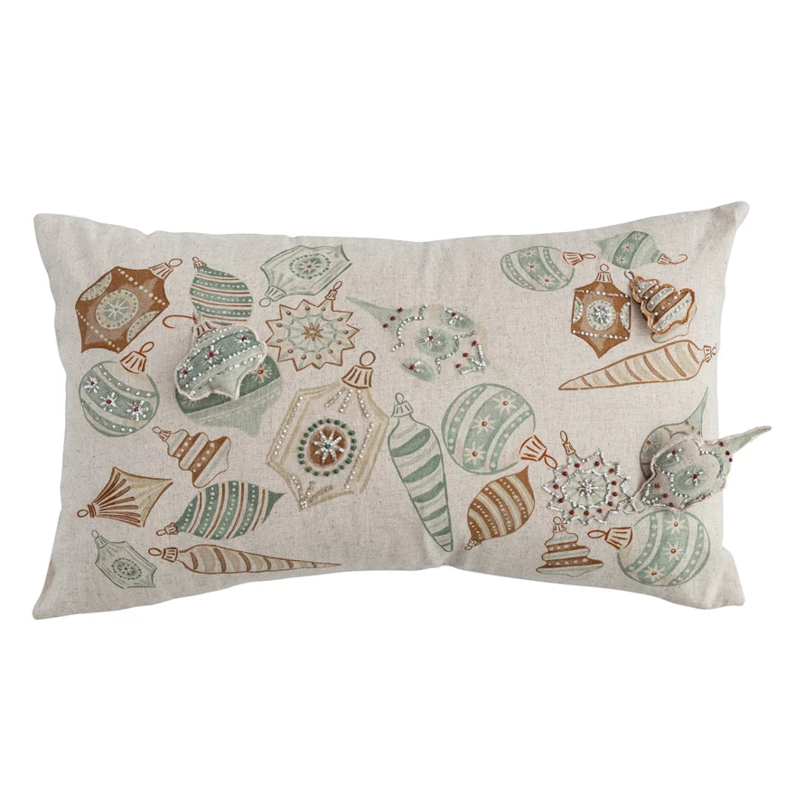 24x14 3D Ornament/Bead Pillow
