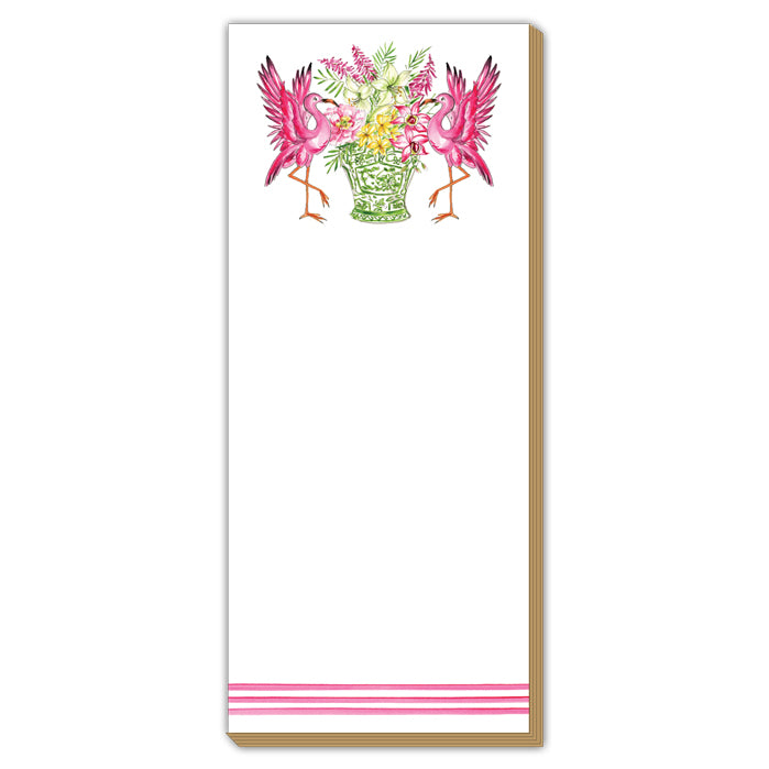 Flamingo Floral Vase Luxe Pad