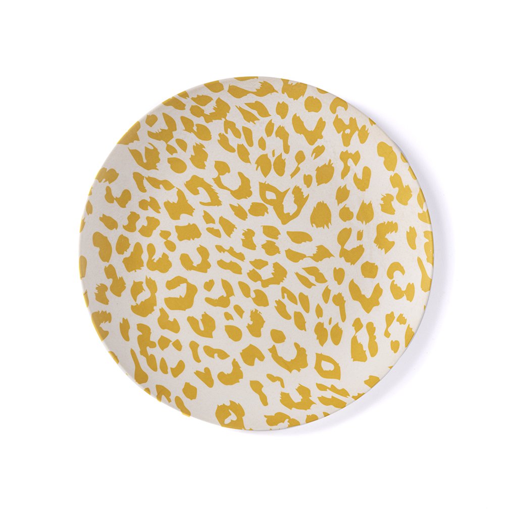 Ainsley Animal Plate- Yellow