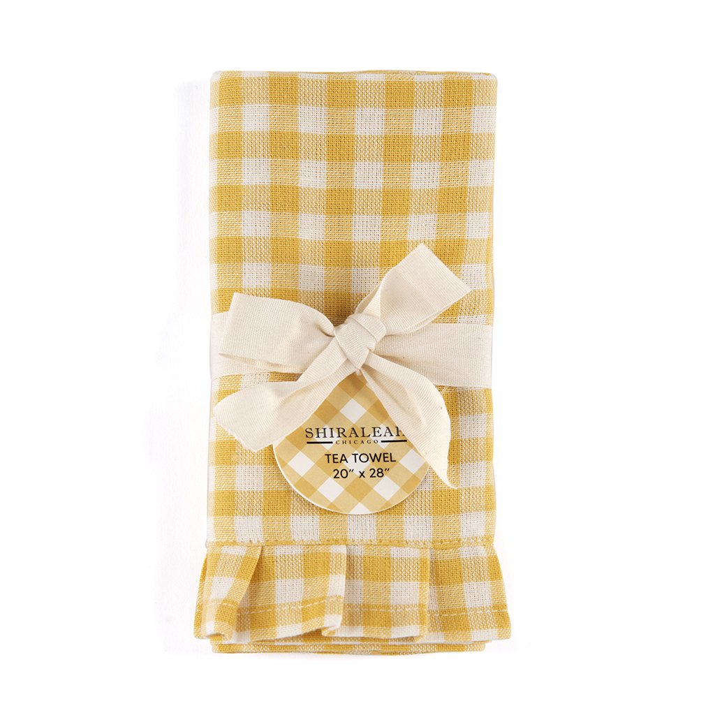 Gina Tea Towel - Yellow