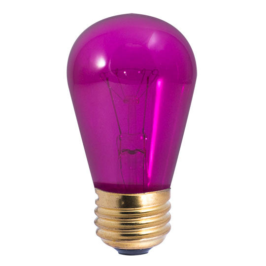 11W S14 E26 Base Bulb - Purple