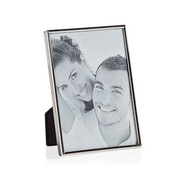 Lino Silver Trim Photo Frames - Multiple Sizes