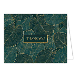 Thank You Palm Leaves Card