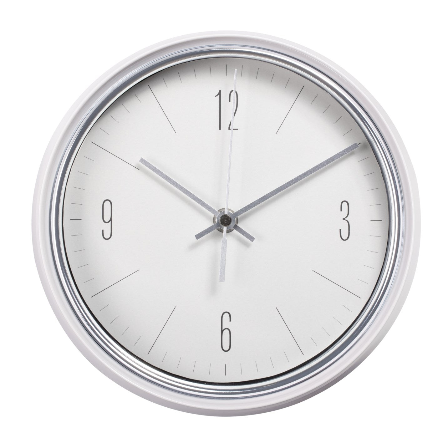 Oliver Retro Wall Clock - White