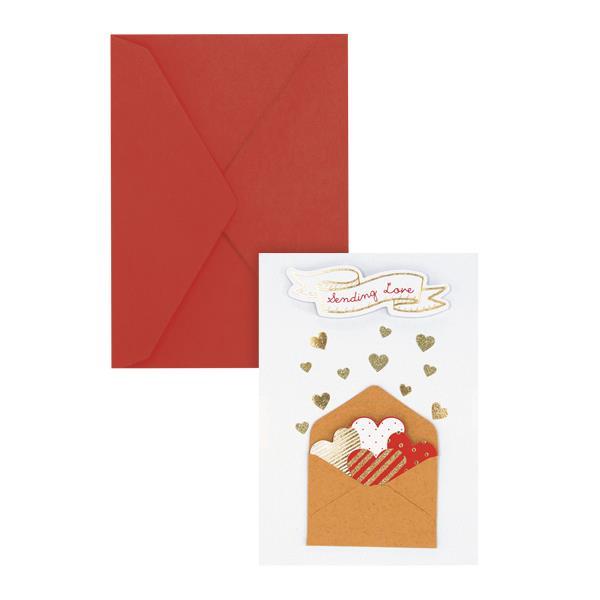 Sending Love Handmade Card