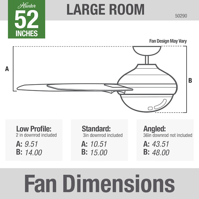 52" Anorak LED Fan