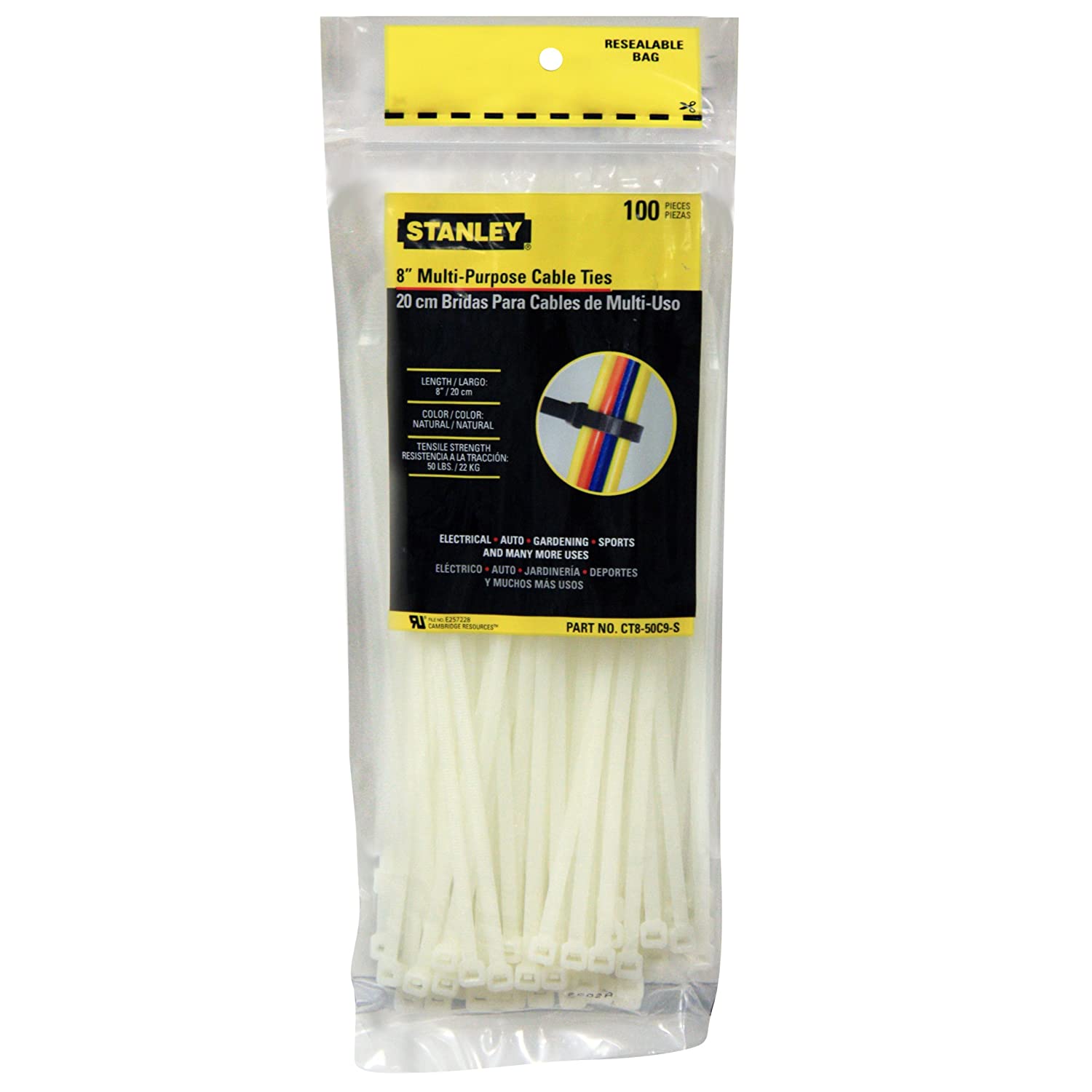 CableTies 850Lb - Clear