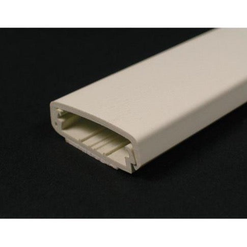 Solid Raceway Plastic Channel Raceway Channel - White