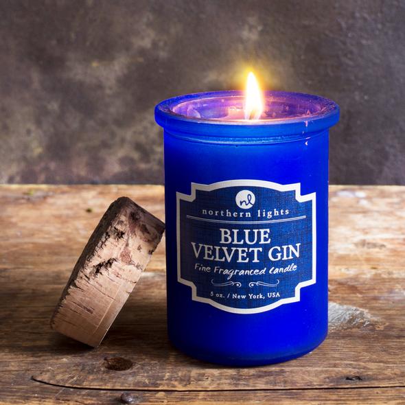 Blue Velvet Gin Spirit Jar