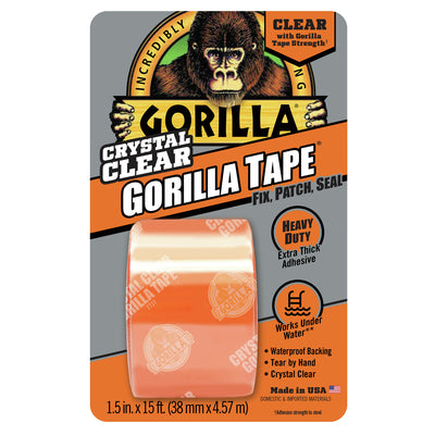 Gorilla Repair Tape - Clear 15'