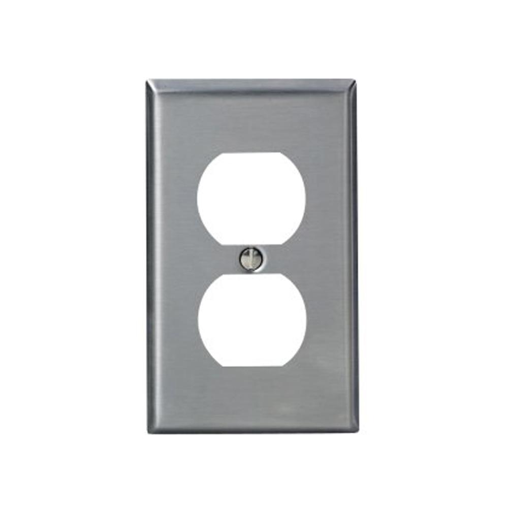 Duplex Receptacle Stainless Steel Plates