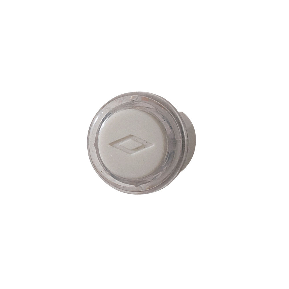Non-Lighted Rnd Pushbutton - White/clear