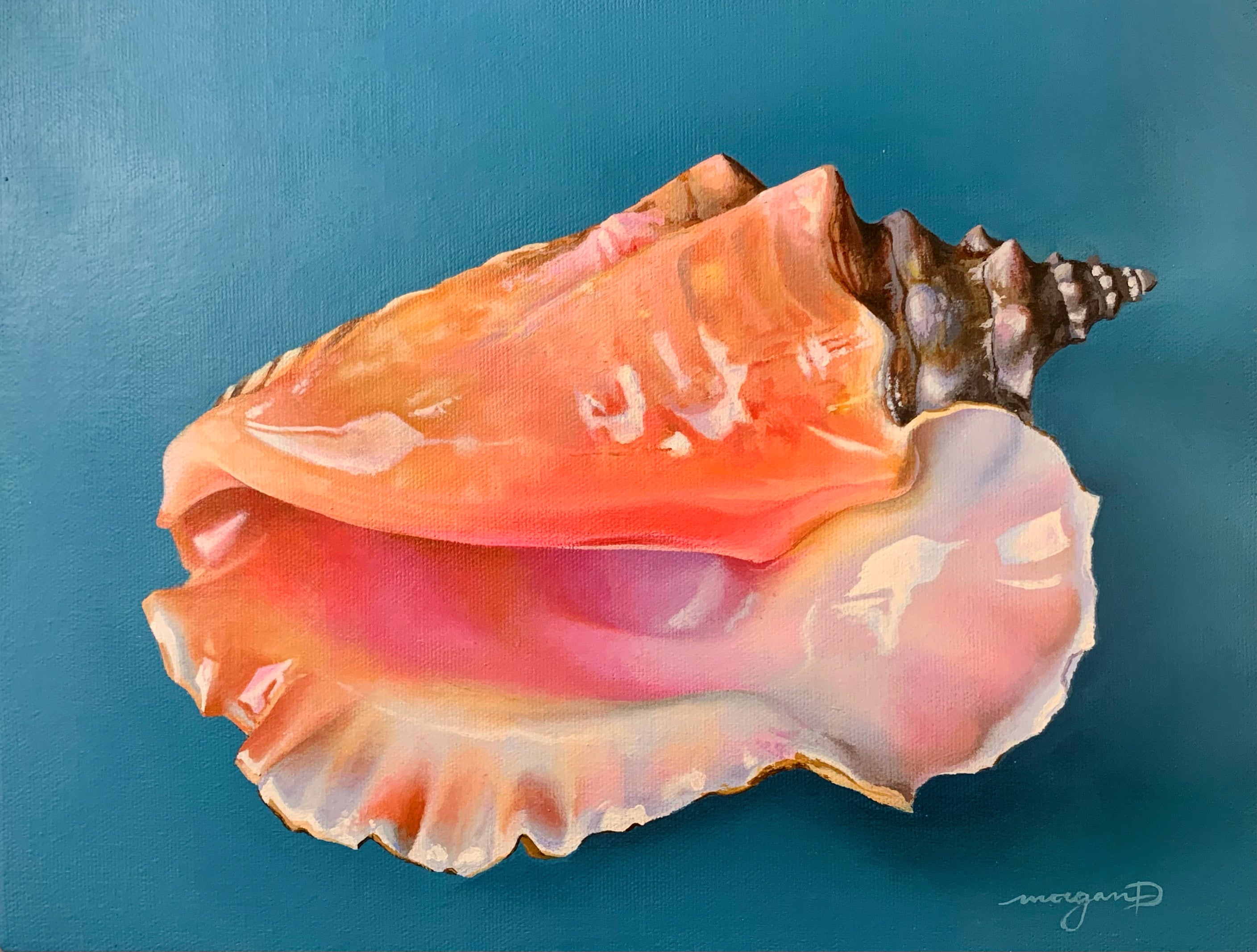 Pink Conch Painting